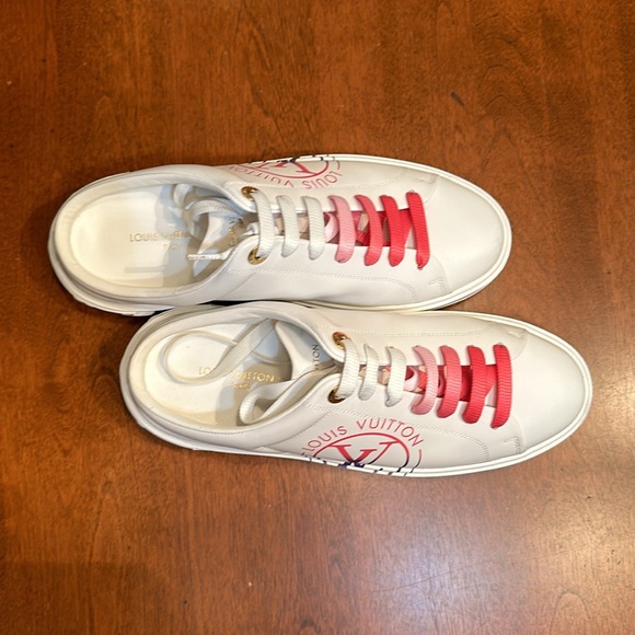 Louis Vuitton Time Out Open-back Sneaker Pink 1AA1CJ - Picture 3 of 5